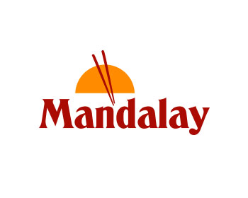 Logo design for a restaurant company by LogoArena professional logo designers. Submitted for Mandalay logo contest by jctoledo, entry number 37
