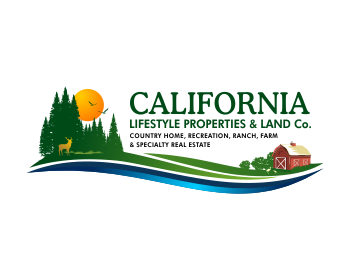Logo design for a real estate company by LogoArena professional logo designers. Submitted for California Lifestyle Properties & Land Co. logo contest by colorsplayer, entry number 229