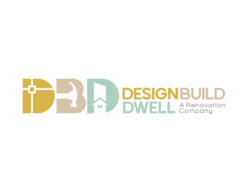 Logo design for a construction company by LogoArena professional logo designers. Submitted for Design/Build/Dwell  or Design.Build.Dwell. or Design Build Dwell logo contest by jctoledo, entry number 16