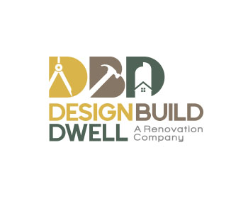 Logo design for a construction company by LogoArena professional logo designers. Submitted for Design/Build/Dwell  or Design.Build.Dwell. or Design Build Dwell logo contest by jctoledo, entry number 32