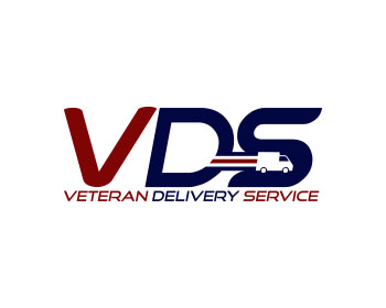 Logo design for a automotive company by LogoArena professional logo designers. Submitted for Veteran Delivery Service Inc. logo contest by jctoledo, entry number 56
