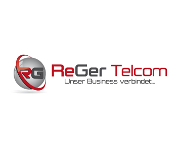 Logo design for a technology company by LogoArena professional logo designers. Submitted for ReGer Telcom GmbH logo contest by U_Design, entry number 58