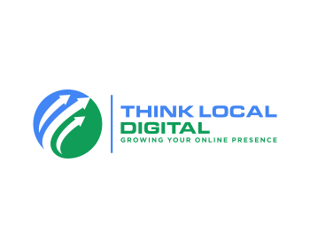 Logo design for a internet company by LogoArena professional logo designers. Submitted for Think Local Digital logo contest by maseru, entry number 152