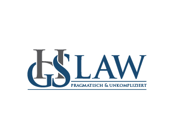 Logo design for a legal company by LogoArena professional logo designers. Submitted for legal coaching  /  ghs-law  /  hofmann rechtsberatung logo contest by Immo0, entry number 68