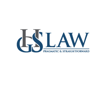 Logo design for a legal company by LogoArena professional logo designers. Submitted for legal coaching  /  ghs-law  /  hofmann rechtsberatung logo contest by Immo0, entry number 100