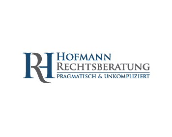 Logo design for a legal company by LogoArena professional logo designers. Submitted for legal coaching  /  ghs-law  /  hofmann rechtsberatung logo contest by Immo0, entry number 102