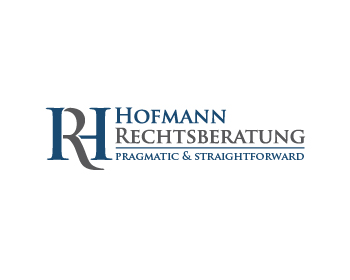 Logo design for a legal company by LogoArena professional logo designers. Submitted for legal coaching  /  ghs-law  /  hofmann rechtsberatung logo contest by Immo0, entry number 104