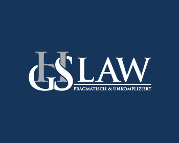 Logo design for a legal company by LogoArena professional logo designers. Submitted for legal coaching  /  ghs-law  /  hofmann rechtsberatung logo contest by Immo0, entry number 125