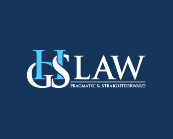 Logo design for a legal company by LogoArena professional logo designers. Submitted for legal coaching  /  ghs-law  /  hofmann rechtsberatung logo contest by Immo0, entry number 130