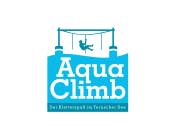 Logo design for a events company by LogoArena professional logo designers. Submitted for Aqua-Climb logo contest by Anton_WK, entry number 15