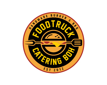 Logo design for a restaurant company by LogoArena professional logo designers. Submitted for FOODTRUCK CATERING BOH logo contest by kavi92993, entry number 12