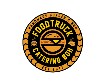 Logo design for a restaurant company by LogoArena professional logo designers. Submitted for FOODTRUCK CATERING BOH logo contest by kavi92993, entry number 25