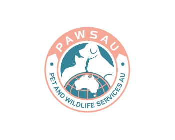 Logo design for a other company by LogoArena professional logo designers. Submitted for Pet and Wildlife Services AU (PAWSAU) logo contest by dqaminilab, entry number 127
