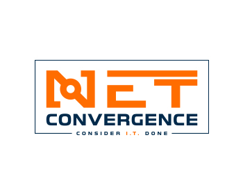 Logo design for a technology company by LogoArena professional logo designers. Submitted for Net Convergence logo contest by Alzam, entry number 206