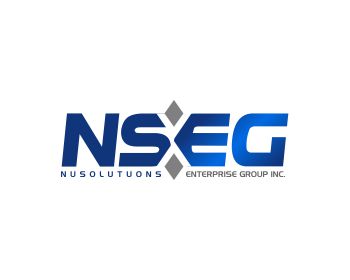 Logo design for a technology company by LogoArena professional logo designers. Submitted for Nusolutuons Enterprise Group Inc. logo contest by dqaminilab, entry number 165