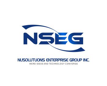 Logo design for a technology company by LogoArena professional logo designers. Submitted for Nusolutuons Enterprise Group Inc. logo contest by dqaminilab, entry number 279