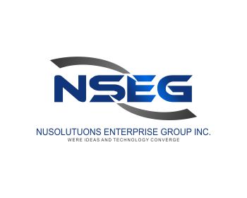 Logo design for a technology company by LogoArena professional logo designers. Submitted for Nusolutuons Enterprise Group Inc. logo contest by dqaminilab, entry number 277