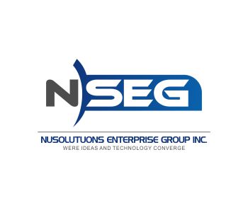 Logo design for a technology company by LogoArena professional logo designers. Submitted for Nusolutuons Enterprise Group Inc. logo contest by dqaminilab, entry number 287