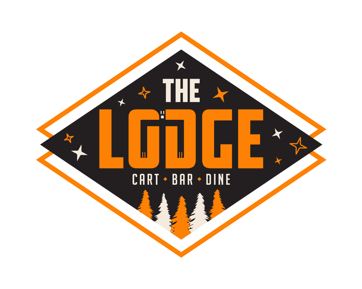 Logo design for a restaurant company by LogoArena professional logo designers. Submitted for The Lodge logo contest by kavi92993, entry number 66
