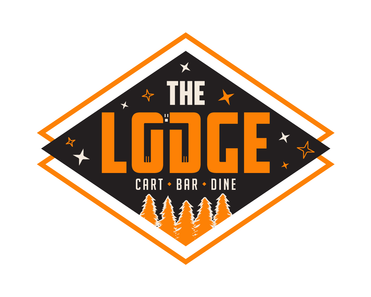 Logo design for a restaurant company by LogoArena professional logo designers. Submitted for The Lodge logo contest by kavi92993, entry number 67