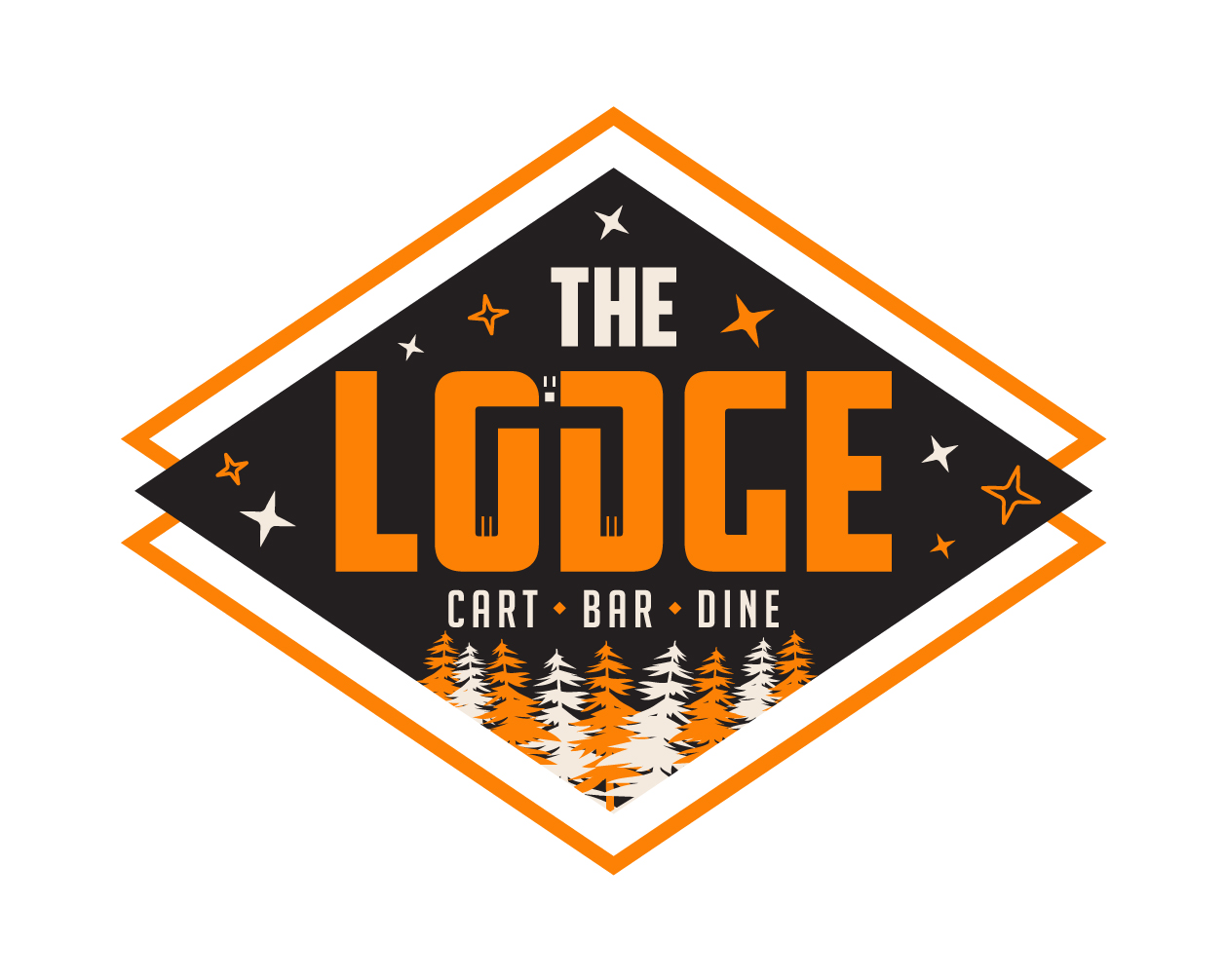 Logo design for a restaurant company by LogoArena professional logo designers. Submitted for The Lodge logo contest by kavi92993, entry number 62