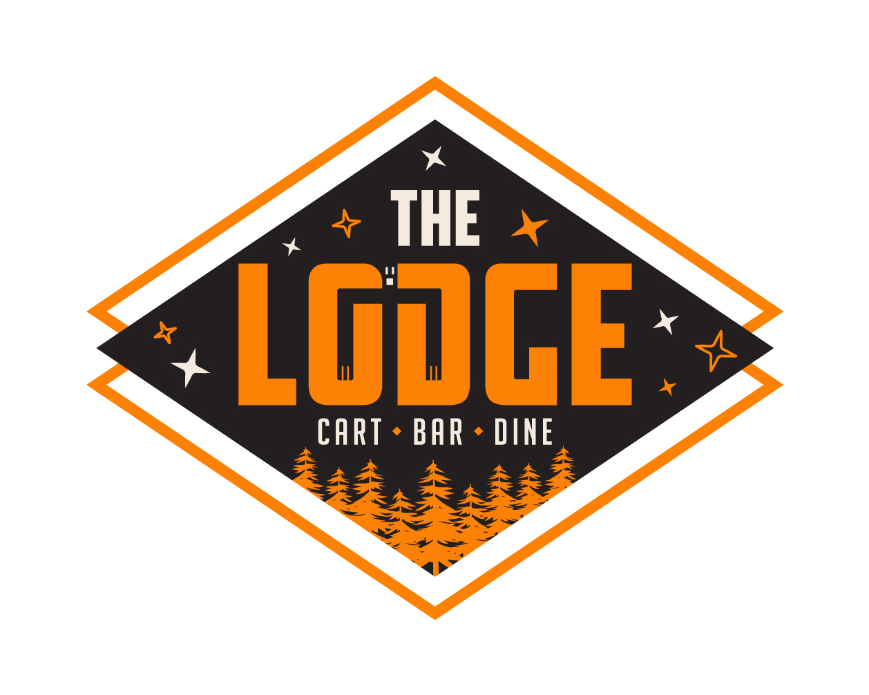Logo design for a restaurant company by LogoArena professional logo designers. Submitted for The Lodge logo contest by kavi92993, entry number 65