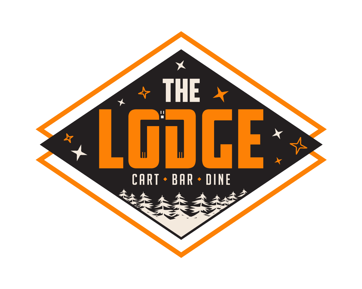Logo design for a restaurant company by LogoArena professional logo designers. Submitted for The Lodge logo contest by kavi92993, entry number 63