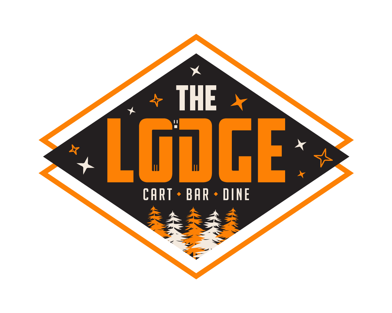 Logo design for a restaurant company by LogoArena professional logo designers. Submitted for The Lodge logo contest by kavi92993, entry number 64