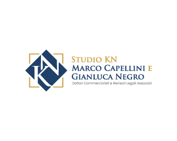 Logo design for a accounting company by LogoArena professional logo designers. Submitted for Studio KN Marco Capellini e Gianluca Negro - Dottori Commercialisti e Revisori Legali Associati logo contest by sdotype, entry number 37