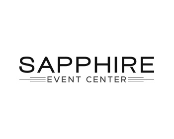 Logo design for a business company by LogoArena professional logo designers. Submitted for Sapphire event center logo contest by jctoledo, entry number 115