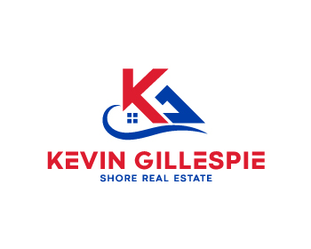 Logo design for a real estate company by LogoArena professional logo designers. Submitted for Kevin Gillespie Shore Real Estate logo contest by kavi92993, entry number 32