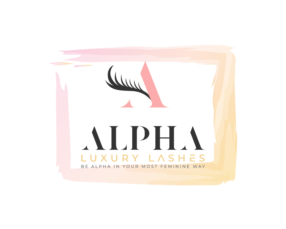 Logo design for a beauty company by LogoArena professional logo designers. Submitted for Alpha Luxury Lashes logo contest by kavi92993, entry number 166