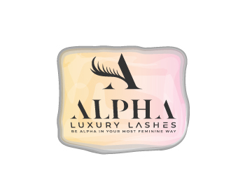 Logo design for a beauty company by LogoArena professional logo designers. Submitted for Alpha Luxury Lashes logo contest by kavi92993, entry number 114