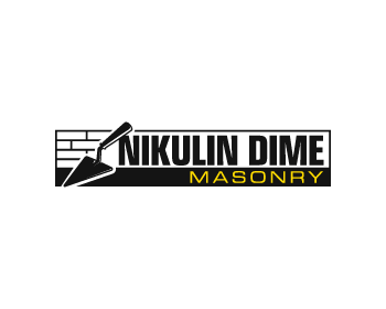 Logo design for a construction company by LogoArena professional logo designers. Submitted for Nikulin Dime Masonry logo contest by sdotype, entry number 138