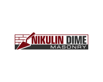 Logo design for a construction company by LogoArena professional logo designers. Submitted for Nikulin Dime Masonry logo contest by sdotype, entry number 142