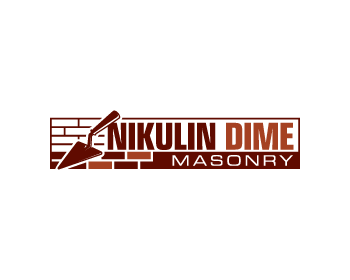Logo design for a construction company by LogoArena professional logo designers. Submitted for Nikulin Dime Masonry logo contest by sdotype, entry number 107