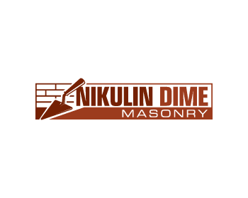 Logo design for a construction company by LogoArena professional logo designers. Submitted for Nikulin Dime Masonry logo contest by sdotype, entry number 108