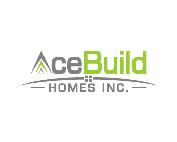 Logo design for a construction company by LogoArena professional logo designers. Submitted for Acebuild Homes Inc. logo contest by Pvnklabs55, entry number 478