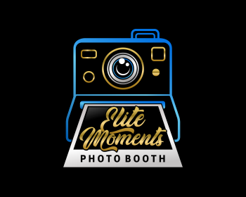 Logo design for a service industries company by LogoArena professional logo designers. Submitted for Elite Moments Photo Booth logo contest by Anton_WK, entry number 128