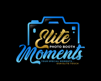 Logo design for a service industries company by LogoArena professional logo designers. Submitted for Elite Moments Photo Booth logo contest by Anton_WK, entry number 102