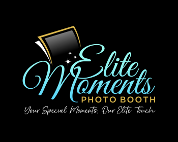 Logo design for a service industries company by LogoArena professional logo designers. Submitted for Elite Moments Photo Booth logo contest by Anton_WK, entry number 55