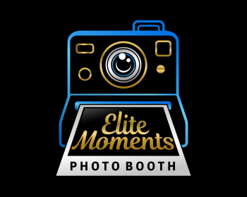 Logo design for a service industries company by LogoArena professional logo designers. Submitted for Elite Moments Photo Booth logo contest by Anton_WK, entry number 129