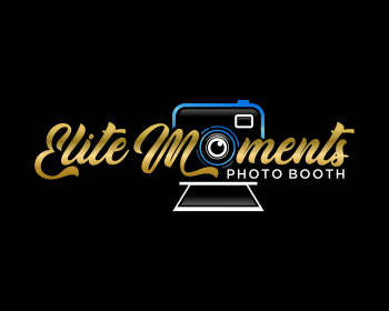 Logo design for a service industries company by LogoArena professional logo designers. Submitted for Elite Moments Photo Booth logo contest by Anton_WK, entry number 106