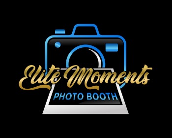 Logo design for a service industries company by LogoArena professional logo designers. Submitted for Elite Moments Photo Booth logo contest by Anton_WK, entry number 109
