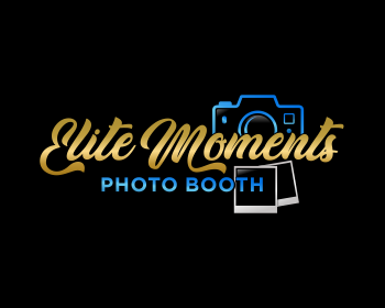 Logo design for a service industries company by LogoArena professional logo designers. Submitted for Elite Moments Photo Booth logo contest by Anton_WK, entry number 104