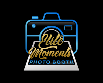 Logo design for a service industries company by LogoArena professional logo designers. Submitted for Elite Moments Photo Booth logo contest by Anton_WK, entry number 110