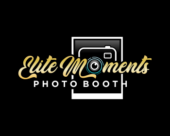 Logo design for a service industries company by LogoArena professional logo designers. Submitted for Elite Moments Photo Booth logo contest by Anton_WK, entry number 58