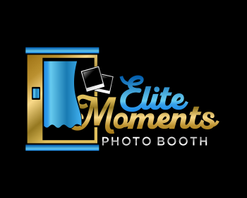 Logo design for a service industries company by LogoArena professional logo designers. Submitted for Elite Moments Photo Booth logo contest by Anton_WK, entry number 132