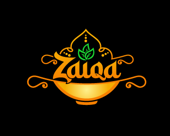 Logo design for a restaurant company by LogoArena professional logo designers. Submitted for Zaiqa logo contest by Azep-Bima, entry number 88