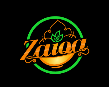 Logo design for a restaurant company by LogoArena professional logo designers. Submitted for Zaiqa logo contest by Azep-Bima, entry number 83
